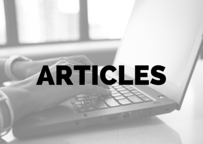 Holy Week and Easter Remote Ministry: Articles